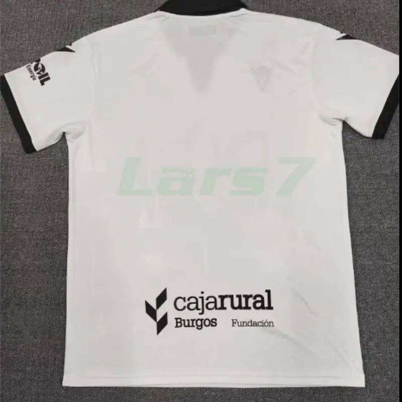 Camiseta Burgos CF 1ª Equipación 2025/2026 Blanco/Negro