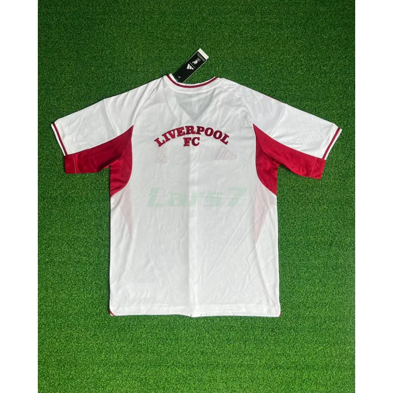 Camiseta Liverpool 2025/26 Baseball Shirt Blanco