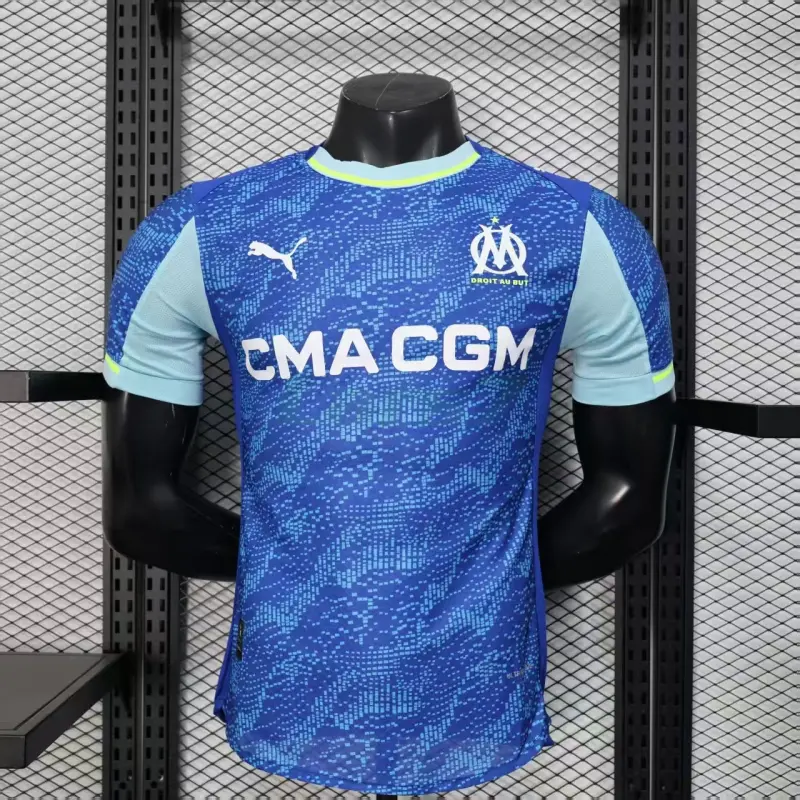 Camiseta Olympique Marsella 3ª Equipación 2025/2026 Azul (EDICIÓN JUGADOR)
