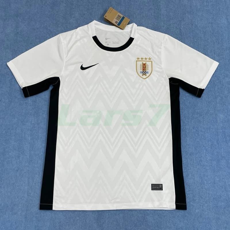 Camiseta Uruguay 2ª Equipación 2026 Blanco/Negro