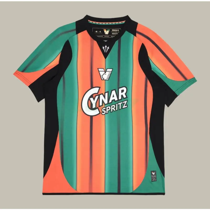 Camiseta Venezia FC 3ª Equipación 2025/2026 Naranja/Verde/Negro