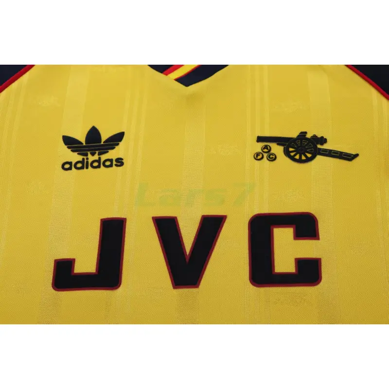 Camiseta Arsenal 2ª Equipación Retro 1988/90 Amarillo/Negro Niño Kit
