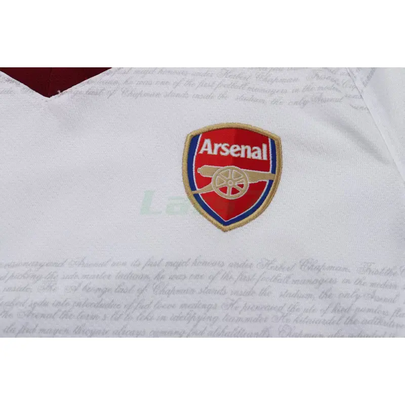 Camiseta Arsenal 2ª Equipación Retro 2007/08 Blanco Niño Kit