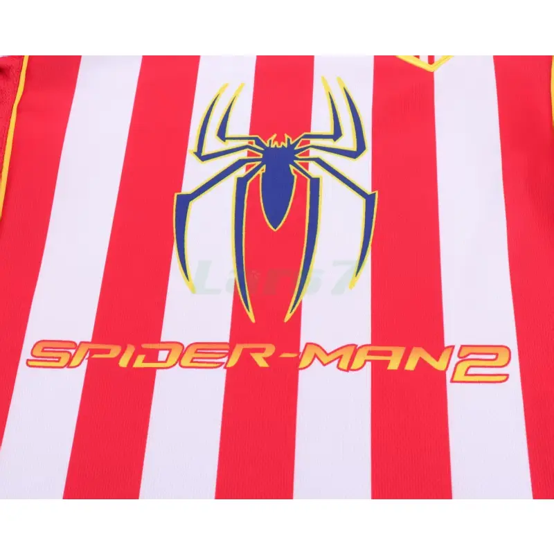 Camiseta Atlético de Madrid 1ª Equipación Retro 2004/05 ML Rojo/Blanco Niño Kit