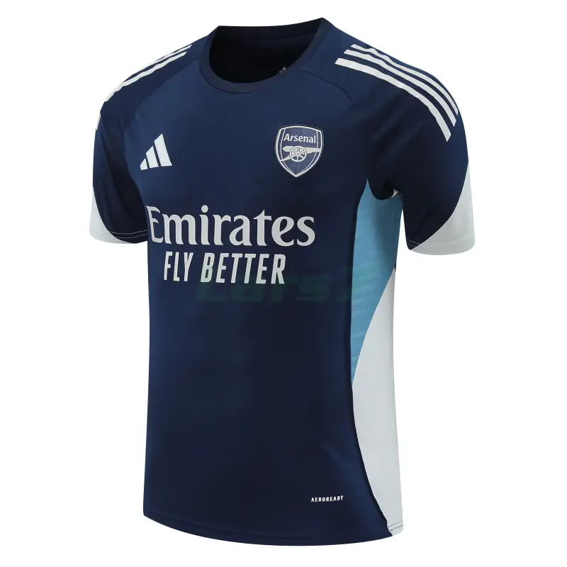 Camiseta de Entrenamiento Arsenal 2025/2026 Azul/Gris Camiseta de Entrenamiento Arsenal 2025/2026 Azul/Gris