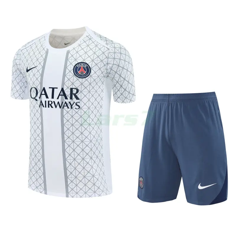Camiseta de Entrenamiento PSG 2025/2026 Blanco/Azul
