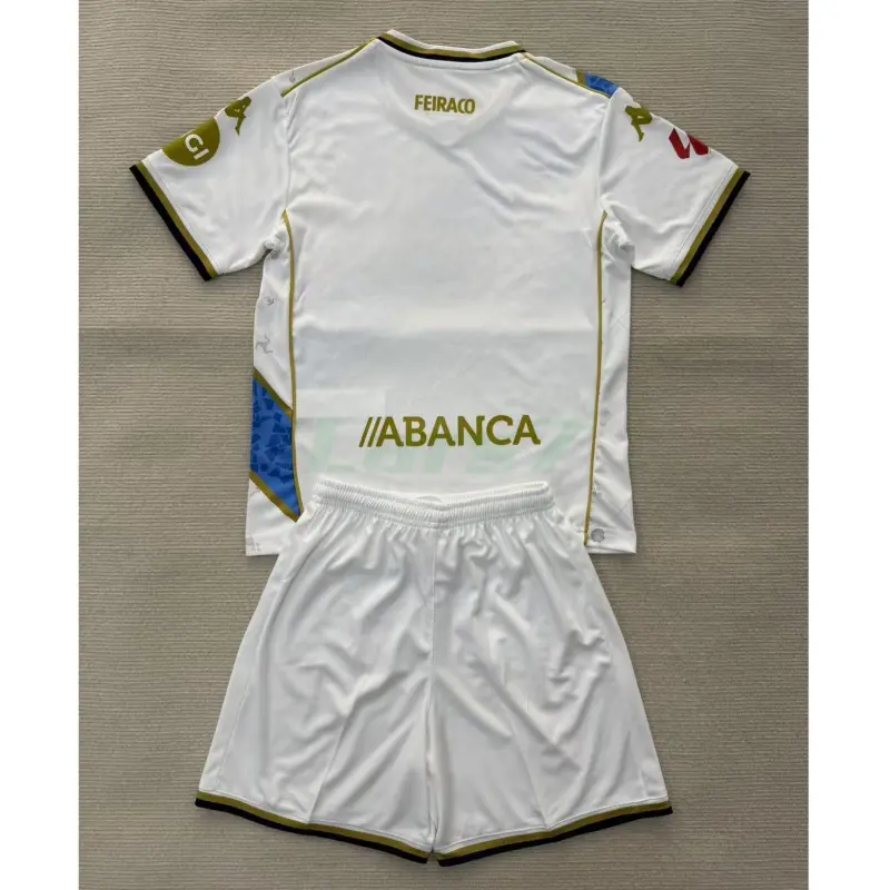 Camiseta Deportivo de La Coruña 3ª Equipación 2025/2026 Blanco con Parche La Liga