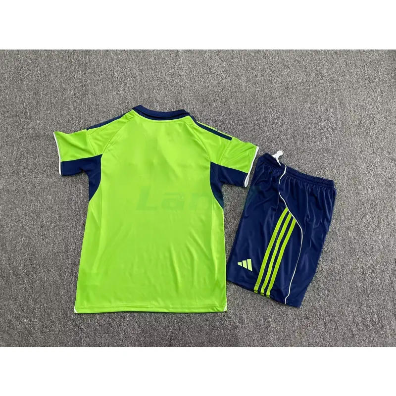 Camiseta Fulham F.C. 2ª Equipación 2025/2026 Verde Niño Kit