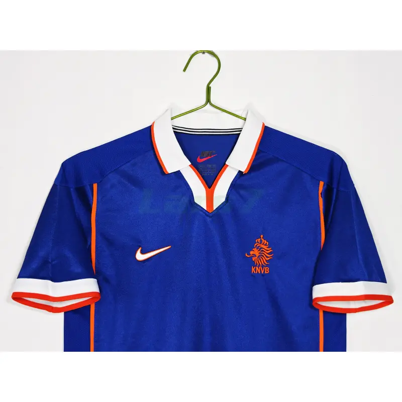 Camiseta Holanda 2ª Equipación Retro 1998 Azul