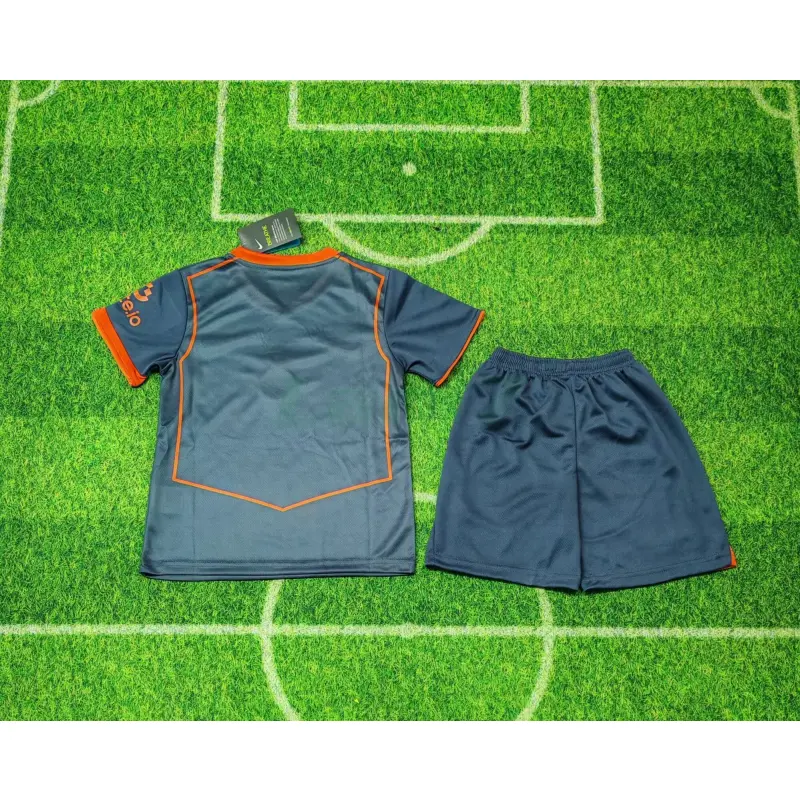 Camiseta Inter de Milan 3ª Equipación 2025/2026 Gris/Naranja Niño Kit