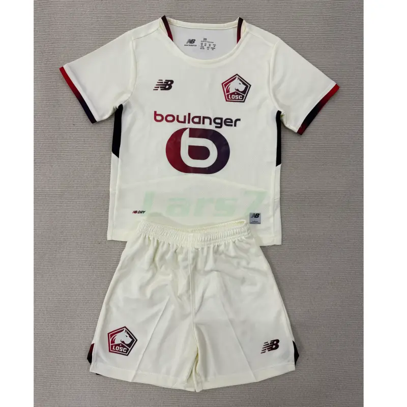 Camiseta Lille OSC 2ª Equipación 2025/2026 Beige Niño Kit