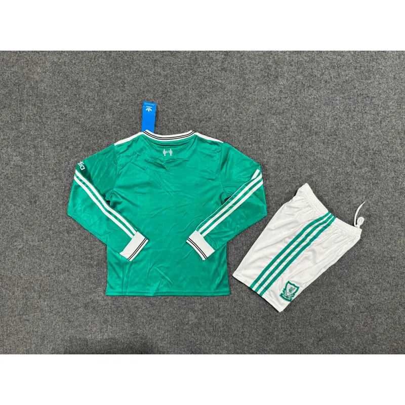 Camiseta Liverpool 3ª Equipación 2025/2026 ML Verde Niño Kit