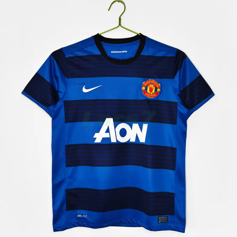 Camiseta Manchester United 2ª Equipación Retro 2011/12 Azul
