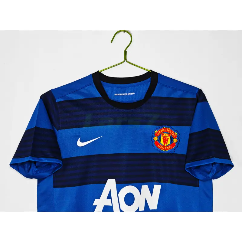 Camiseta Manchester United 2ª Equipación Retro 2011/12 Azul