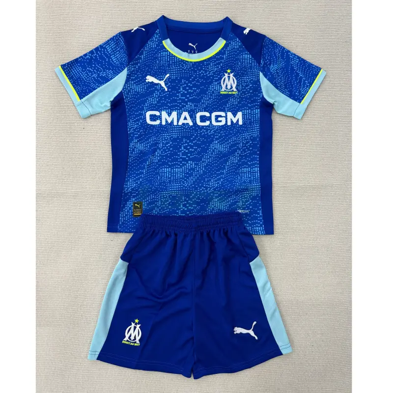 Camiseta Olympique Marsella 3ª Equipación 2025/2026 Azul Camiseta Olympique Marsella 3ª Equipación 2025/2026 Azul