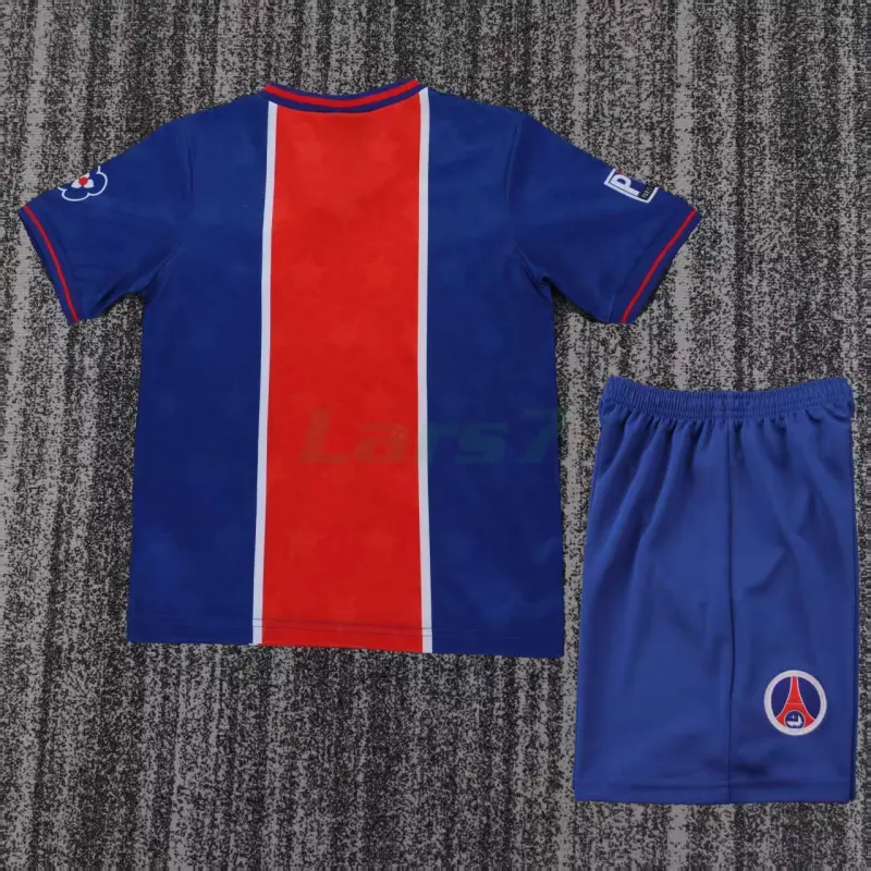 Camiseta PSG 1ª Equipación Retro 1995/96 Azul/Rojo Niño Kit