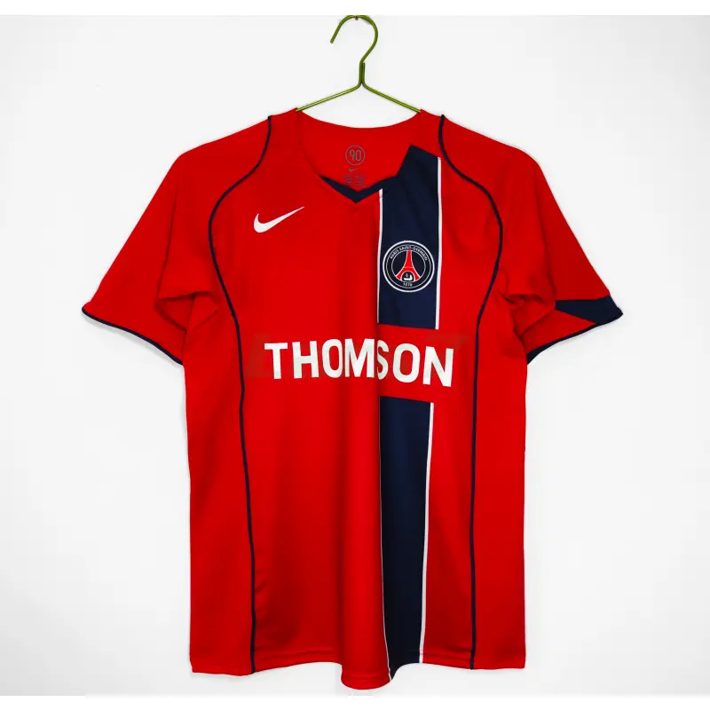 Camiseta PSG 2ª Equipación Retro 2004/05 Rojo Camiseta PSG 2ª Equipación Retro 2004/05 Rojo
