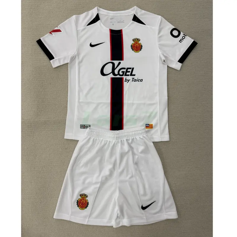 Camiseta RCD Mallorca 2ª Equipación 2025/2026 Blanco con Parche La Liga