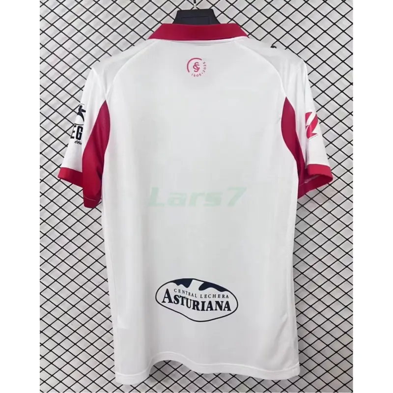 Camiseta Sporting de Gijón 3ª Equipación 2025/2026 Blanco con Parche La Liga Camiseta Sporting de Gijón 3ª Equipación 2025/2026 Blanco con Parche La Liga