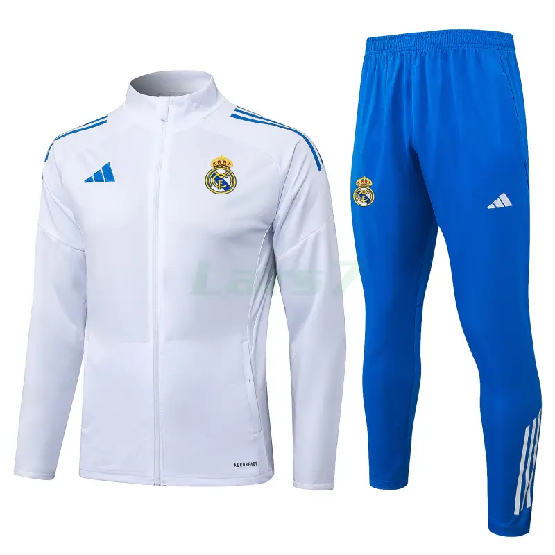 Chaqueta Real Madrid 2025/2026 Blanco/Azul Chaqueta Real Madrid 2025/2026 Blanco/Azul