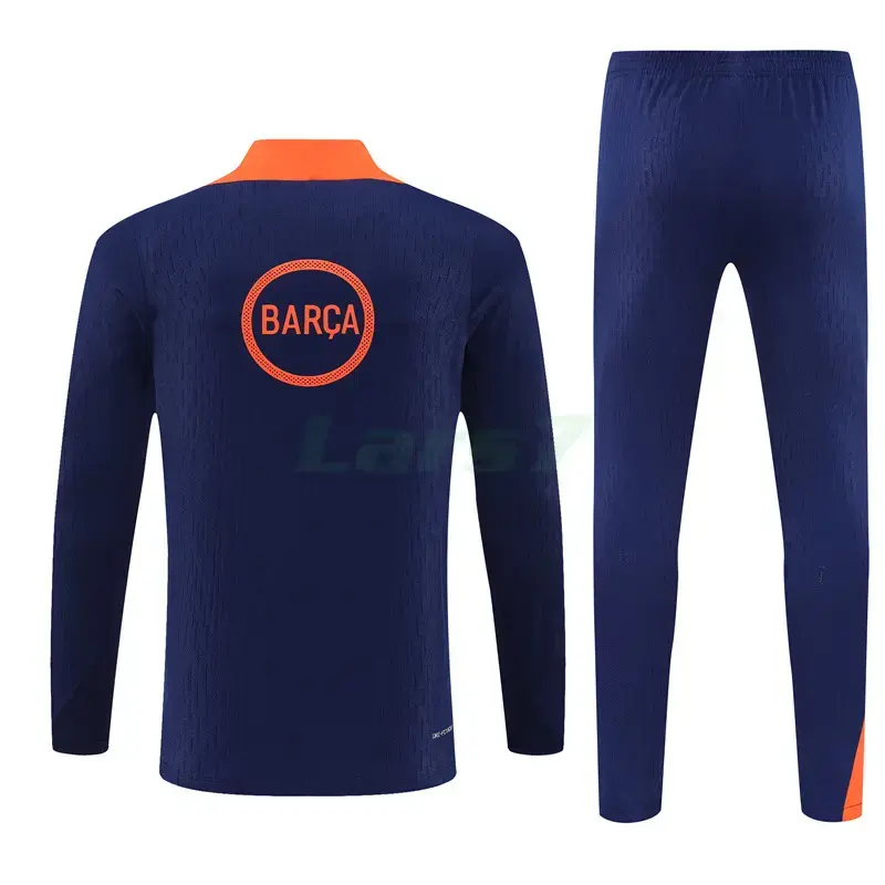 Sudadera De Entrenamiento Barcelona 2025/2026 Azul/Naranja