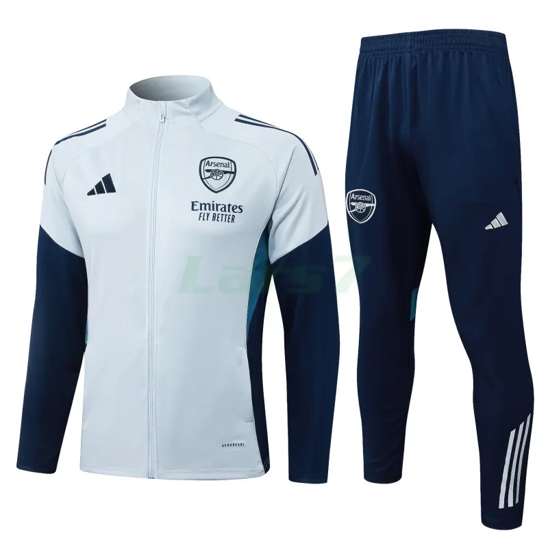 Chandal Arsenal 2025/2026 Gris Claro/Azul Oscuro Chandal Arsenal 2025/2026 Gris Claro/Azul Oscuro