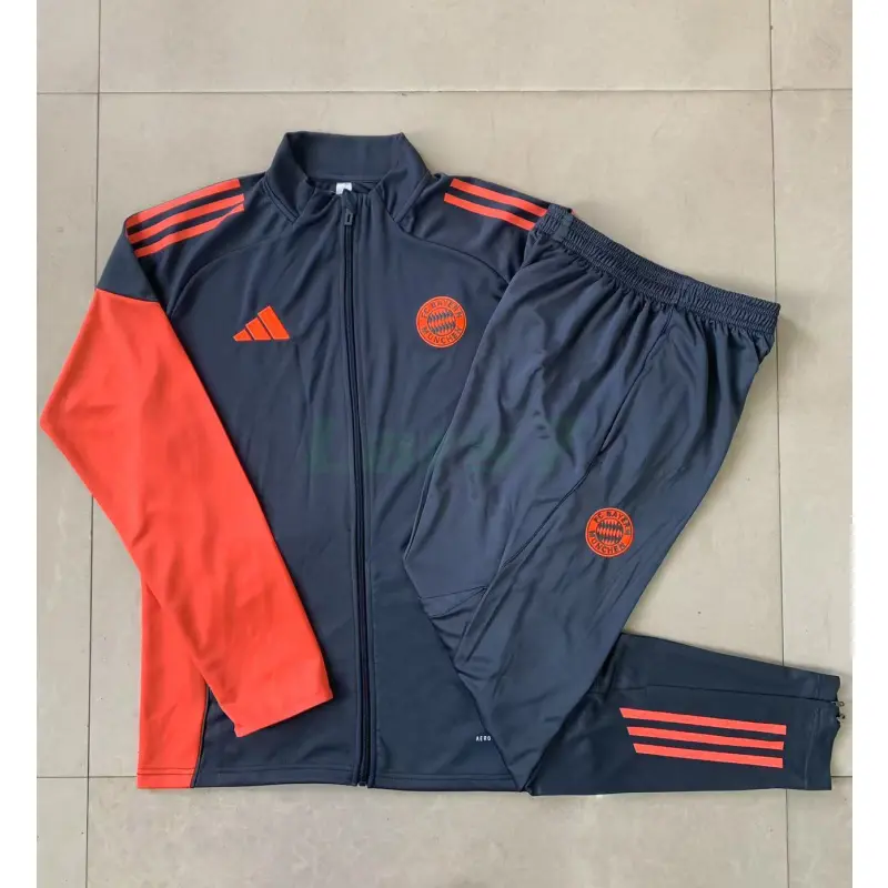 Chandal Bayern Múnich 2025/2026 Gris Oscuro/Naranja Chandal Bayern Múnich 2025/2026 Gris Oscuro/Naranja