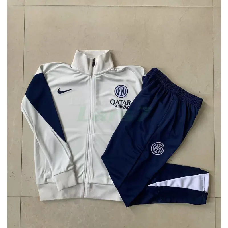 Chaqueta Inter de Milan 2025/2026 Beige/Azul Marino Chaqueta Inter de Milan 2025/2026 Beige/Azul Marino