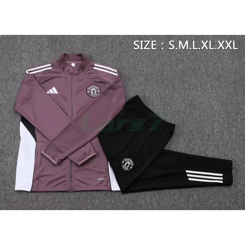 Chaqueta Manchester United 2025/2026 Morado Grisáceo Chaqueta Manchester United 2025/2026 Morado Grisáceo