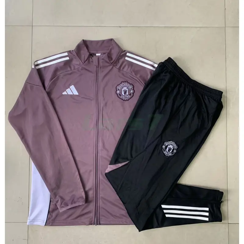 Chaqueta Manchester United 2025/2026 Morado Grisáceo Chaqueta Manchester United 2025/2026 Morado Grisáceo