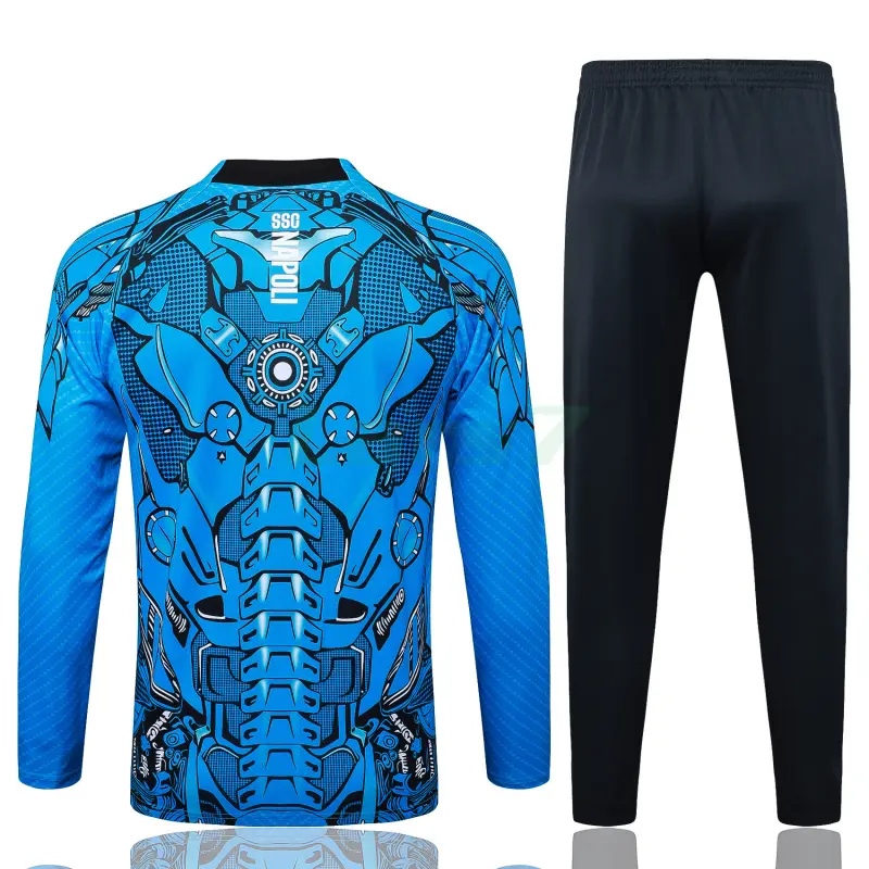 Chaqueta Napoli 2025/2026 Azul con Estampado Chaqueta Napoli 2025/2026 Azul con Estampado