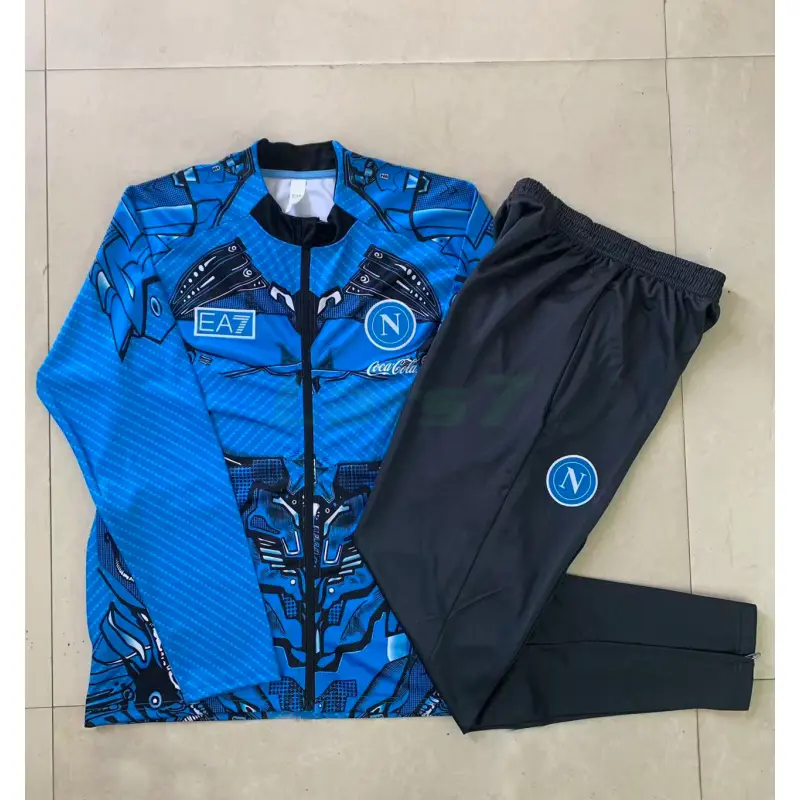 Chaqueta Napoli 2025/2026 Azul con Estampado Chaqueta Napoli 2025/2026 Azul con Estampado