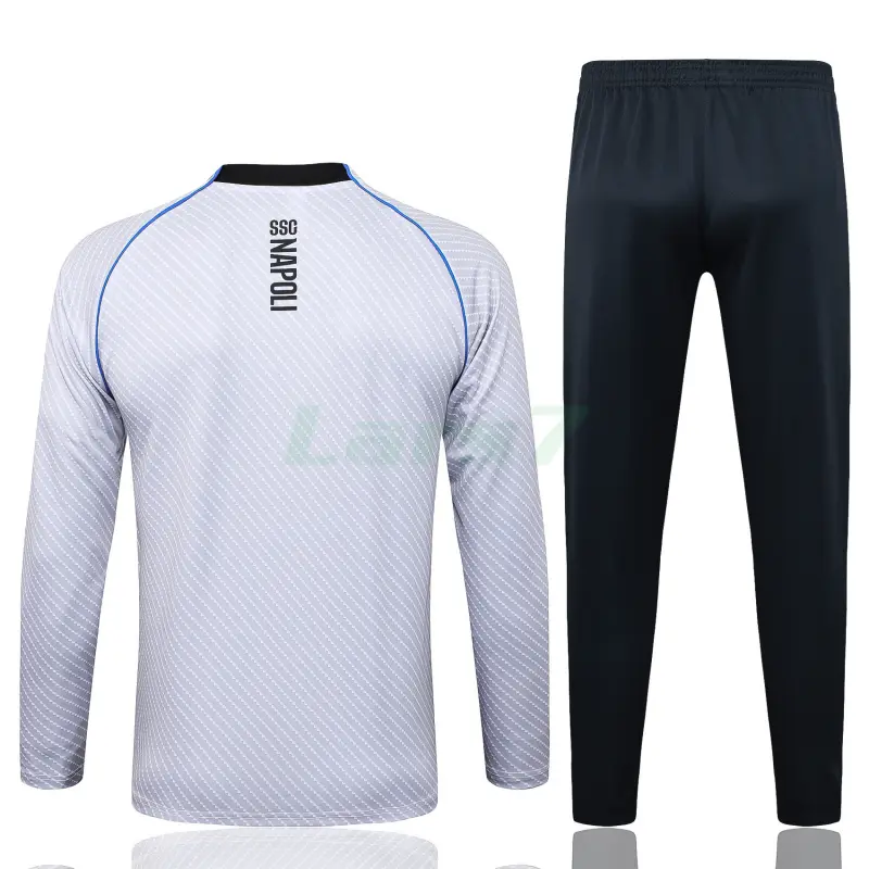 Chaqueta Napoli 2025/2026 Gris Claro con Estampado Chaqueta Napoli 2025/2026 Gris Claro con Estampado