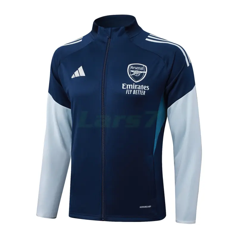 Chaqueta Arsenal 2025/2026 Azul Oscuro/Gris Claro