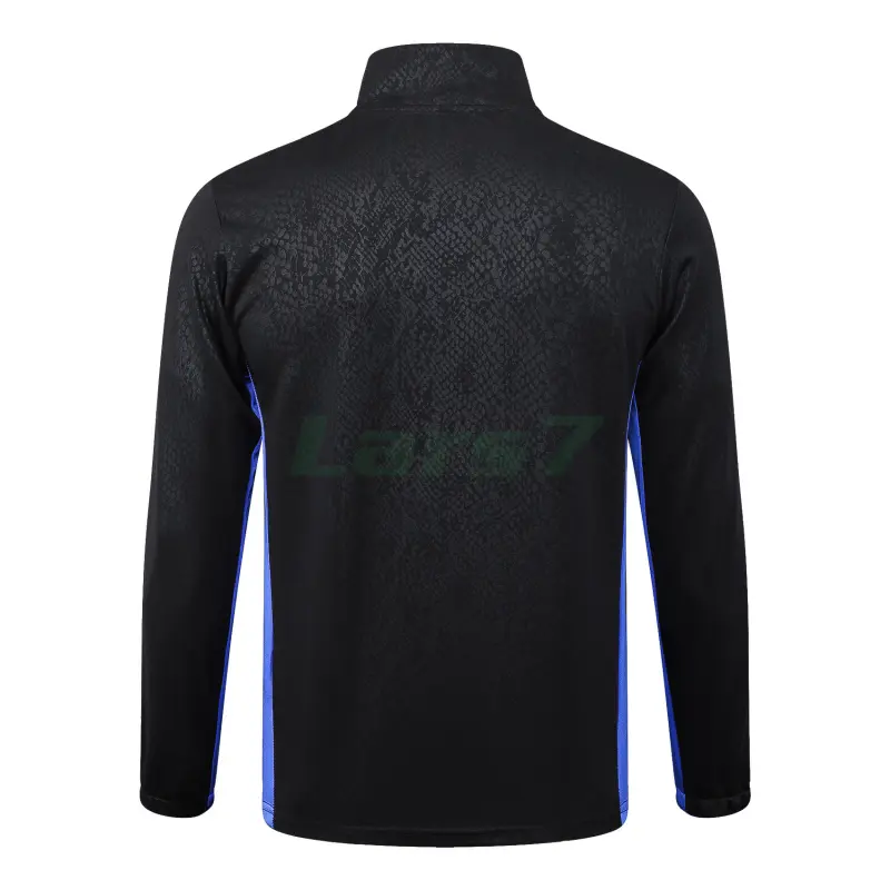 Chaqueta Barcelona 2025/2026 Negro/Morado con Estampado Chaqueta Barcelona 2025/2026 Negro/Morado con Estampado