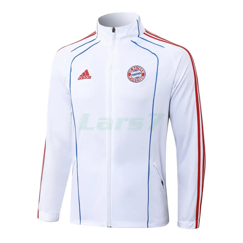 Chaqueta Bayern Múnich 2025/2026 Blanco/Azul/Rojo Chaqueta Bayern Múnich 2025/2026 Blanco/Azul/Rojo