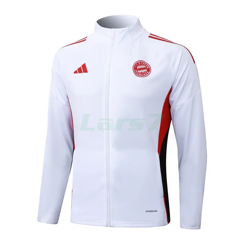 Chaqueta Bayern Múnich 2025/2026 Blanco/Negro/Rojo Chaqueta Bayern Múnich 2025/2026 Blanco/Negro/Rojo