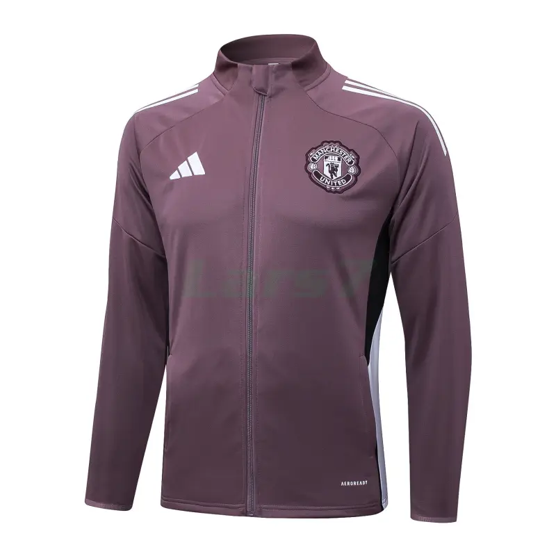 Chaqueta Manchester United 2025/2026 Morado Grisáceo Chaqueta Manchester United 2025/2026 Morado Grisáceo