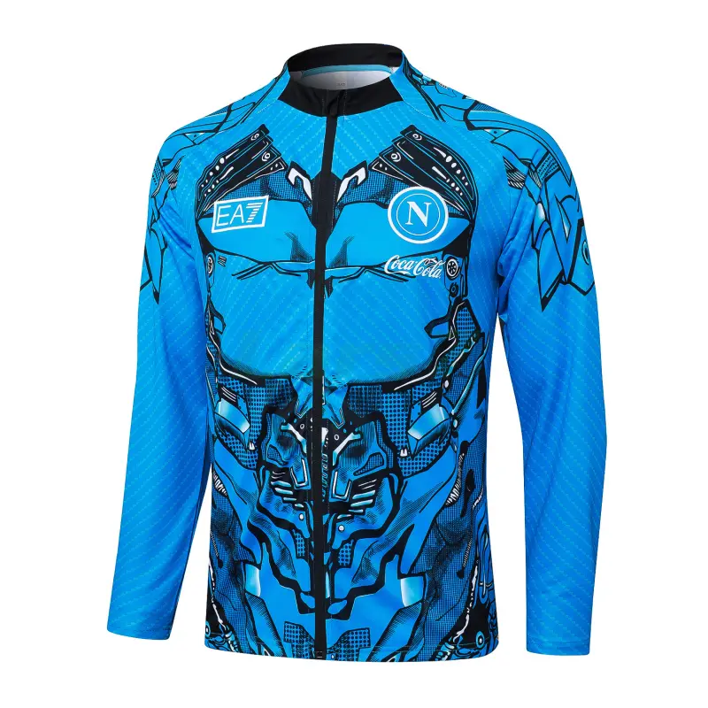 Chaqueta Napoli 2025/2026 Azul con Estampado Chaqueta Napoli 2025/2026 Azul con Estampado