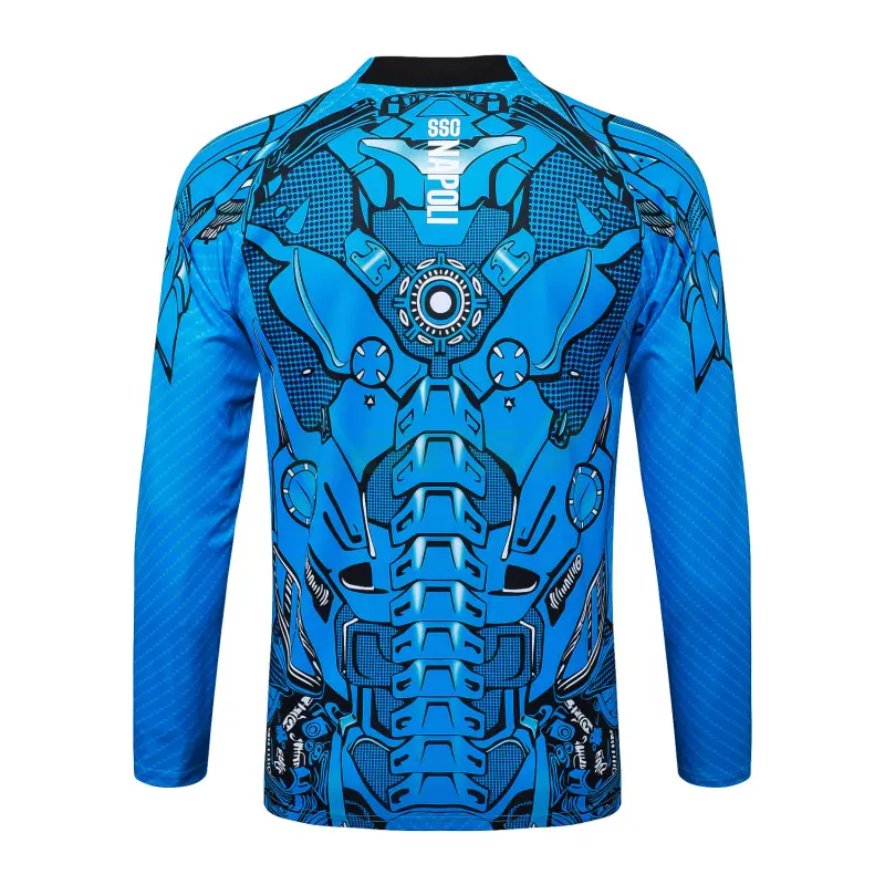 Chaqueta Napoli 2025/2026 Azul con Estampado Chaqueta Napoli 2025/2026 Azul con Estampado