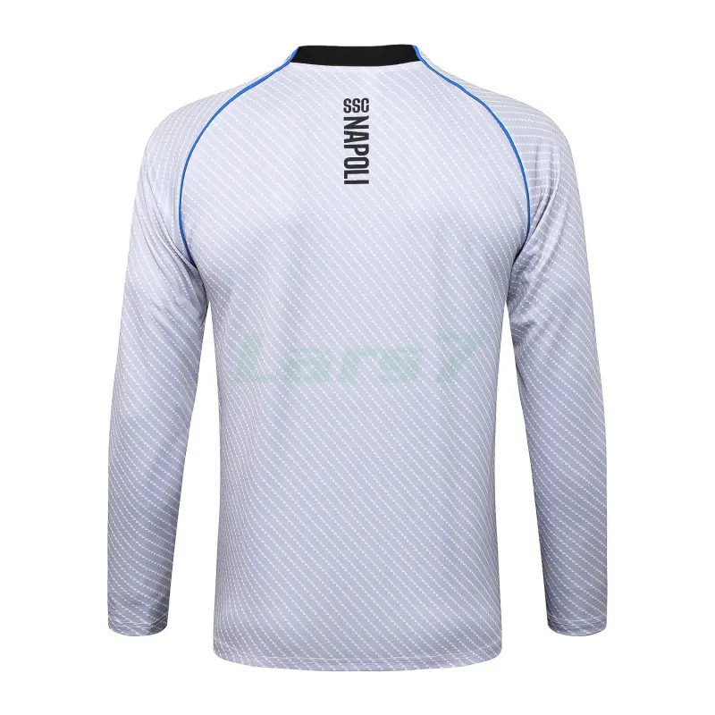 Chaqueta Napoli 2025/2026 Gris Claro con Estampado Chaqueta Napoli 2025/2026 Gris Claro con Estampado
