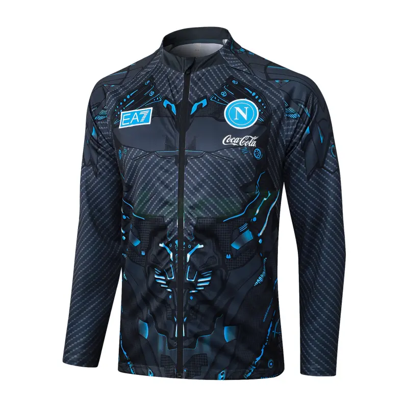 Chaqueta Napoli 2025/2026 Gris Oscuro con Estampado