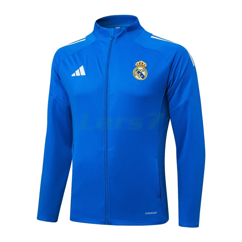Chaqueta Real Madrid 2025/2026 Azul/Rayas Blancas Chaqueta Real Madrid 2025/2026 Azul/Rayas Blancas