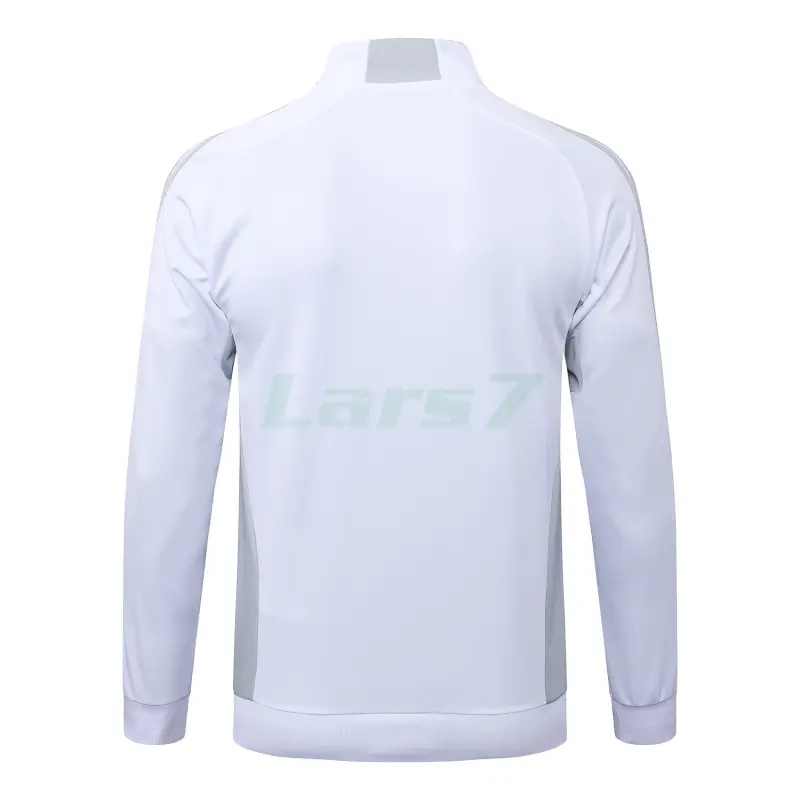 Chaqueta Real Madrid 2025/2026 Blanco/Gris Chaqueta Real Madrid 2025/2026 Blanco/Gris