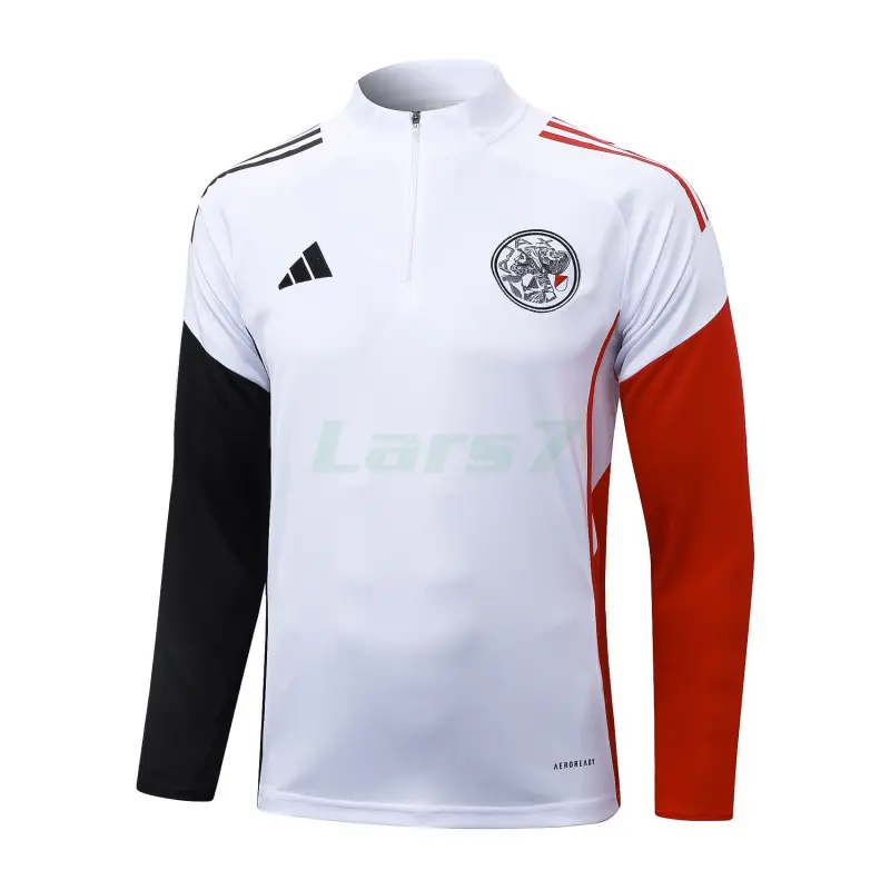 Sudadera De Entrenamiento Ajax 2025/2026 Blanco/Rojo/Negro