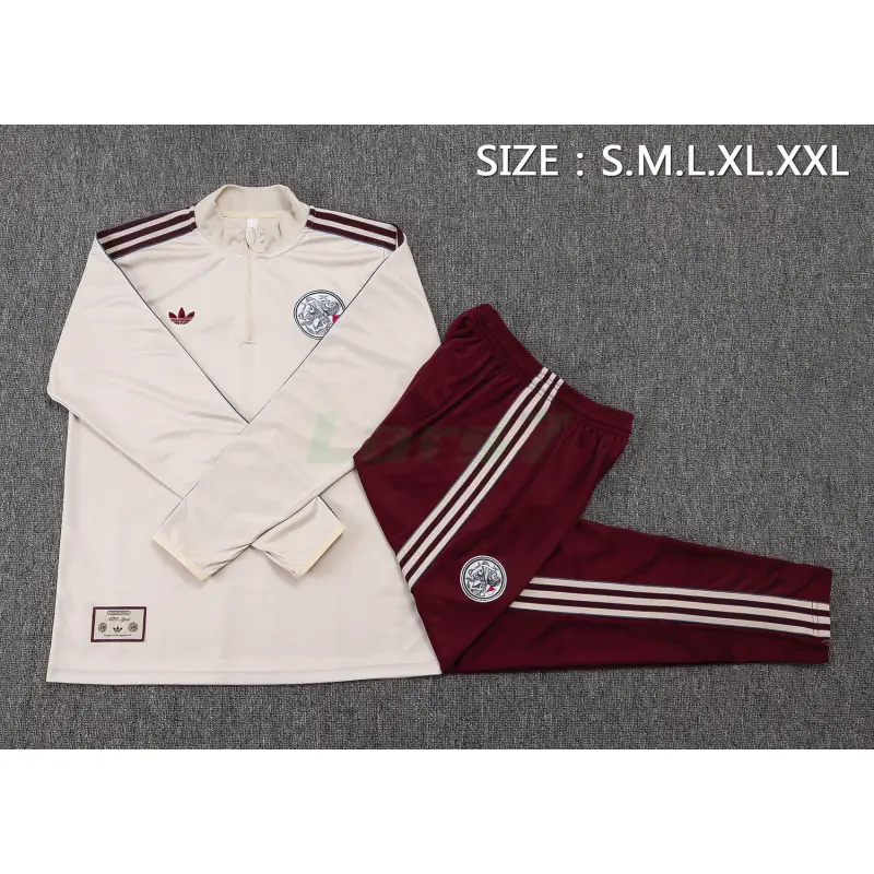 Sudadera De Entrenamiento Ajax 2025/2026 Kit Beige