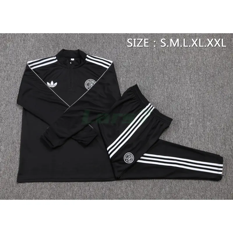 Sudadera De Entrenamiento Alemania 2025/2026 125 Aniversario Negro Edición Conmemorativa