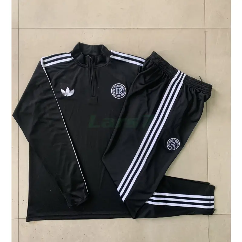 Sudadera De Entrenamiento Alemania 2025/2026 125 Aniversario Negro Edición Conmemorativa