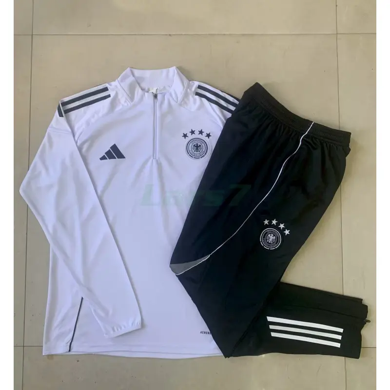 Sudadera De Entrenamiento Alemania 2025 Kit Blanco/Gris