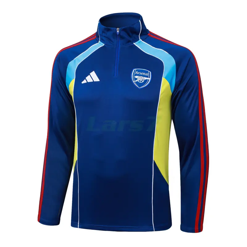 Sudadera De Entrenamiento Arsenal 2025/2026 Azul Real/Amarillo